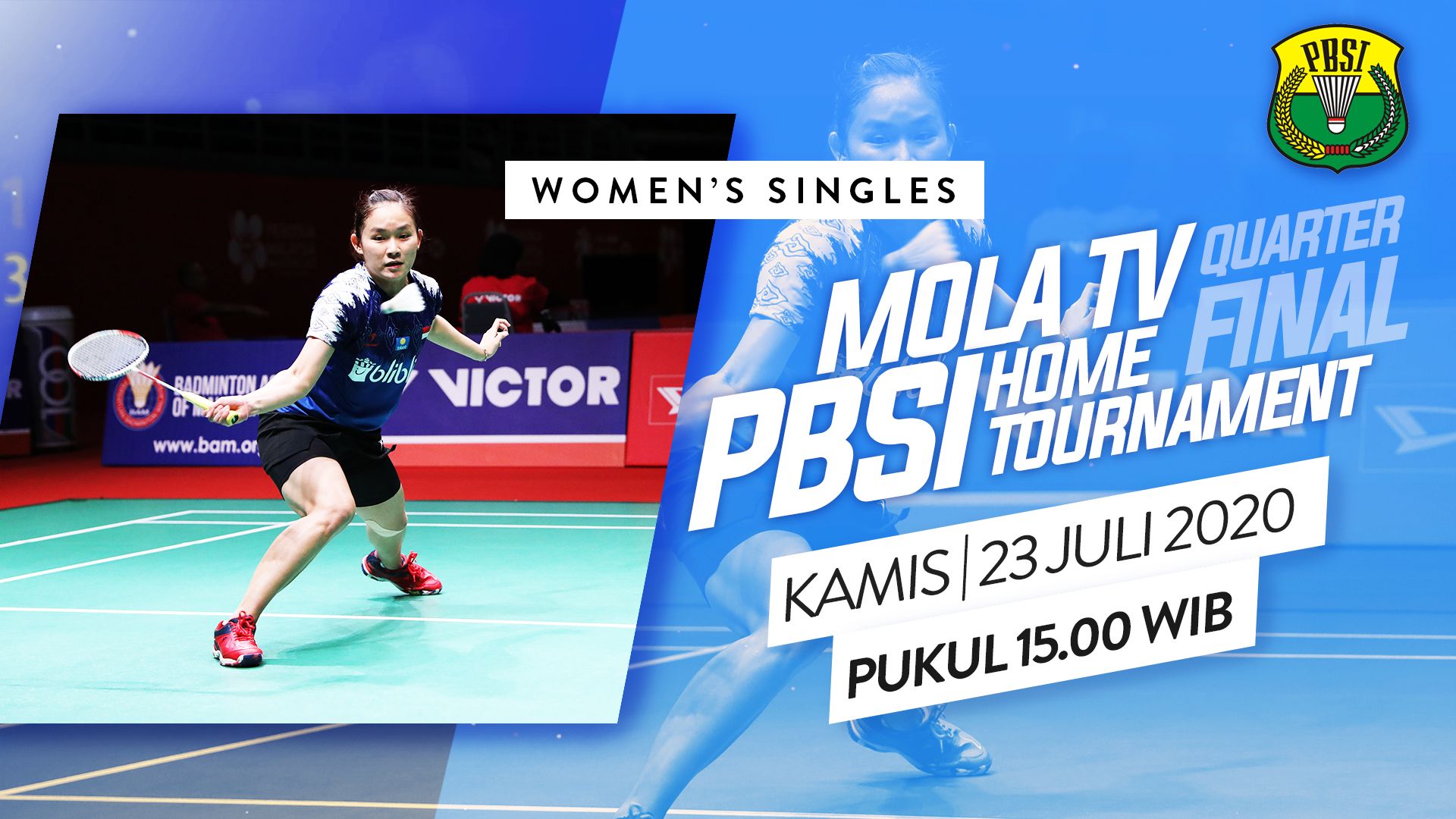 PBSI Home Tournament - Womens Single - Quarter Final