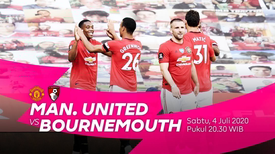 Susunan Pemain Manchester United vs Bournemouth Susunan Pemain Manchester United vs Bournemouth