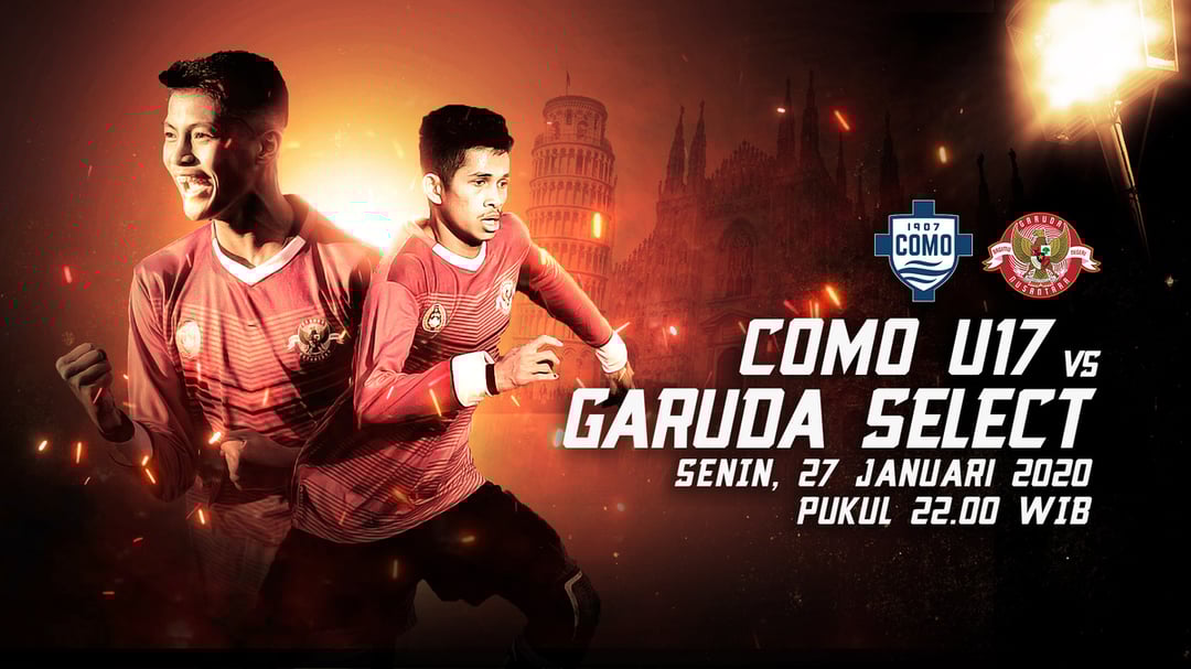 Como U-17 vs Garuda Select
