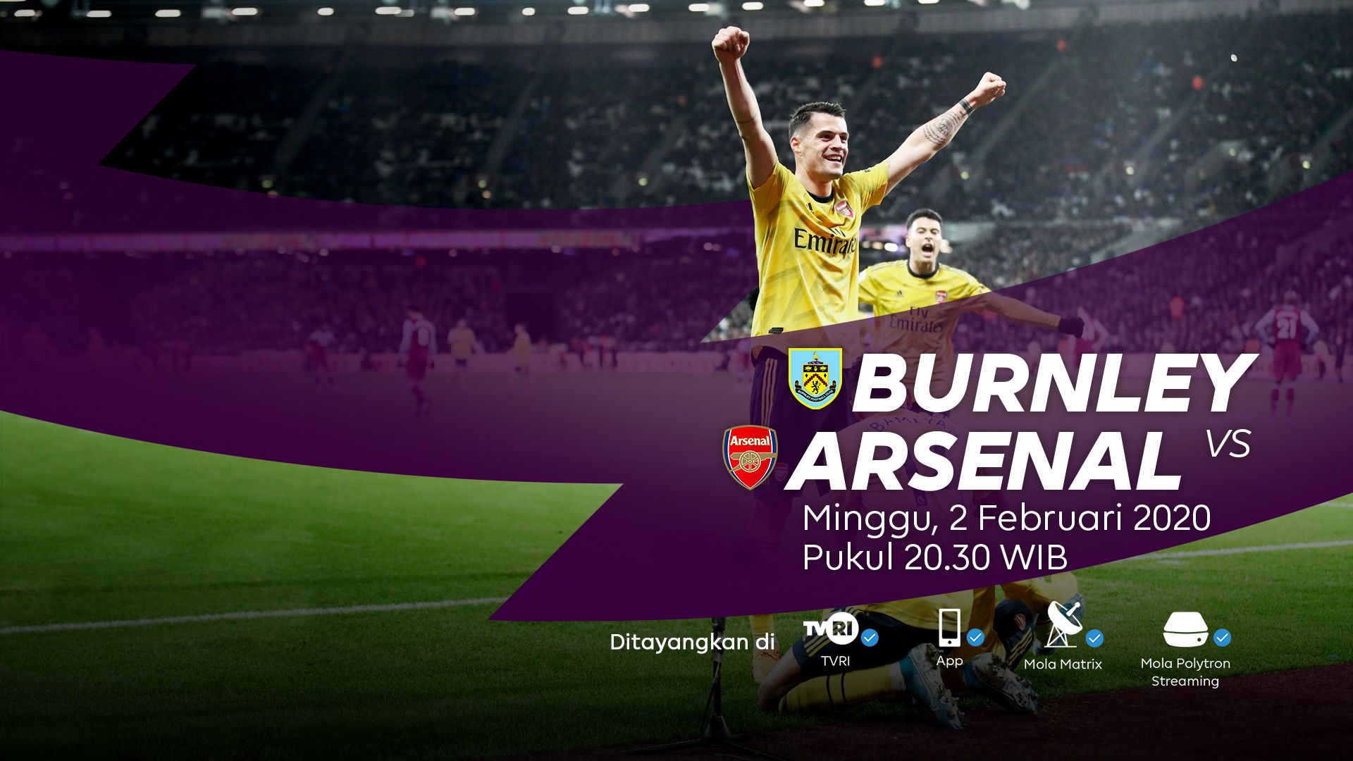 Mola TV - Burnley vs Arsenal (0-0)
